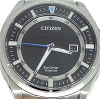 Watch Citizen Man Eco Drive in Titanium AW1400-52E - AW1400-52E